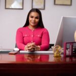 “Leya Mnangagwa reflecting after a morning workout, sharing her story of faith, healing, and strength.”